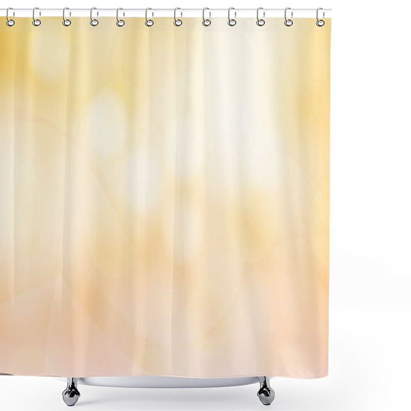 Personality  Orange Abstract Background Shower Curtains