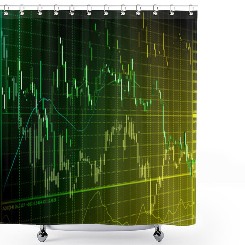 Personality  Financial Diagrams Shower Curtains