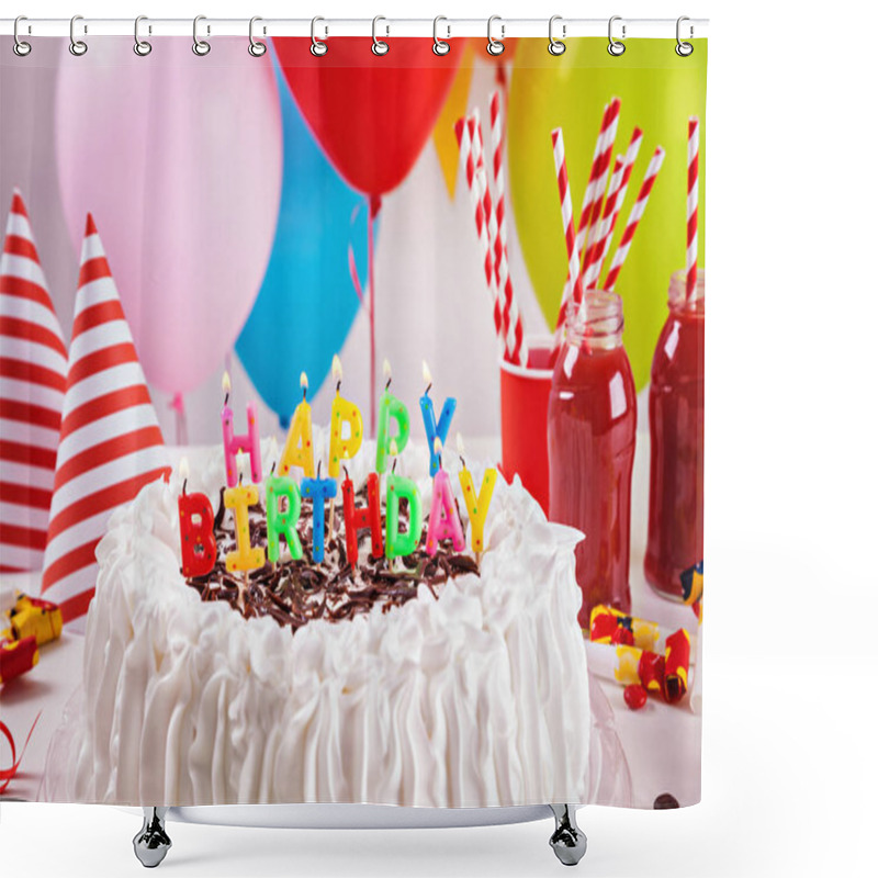 Personality  Birthday Party Decorations Shower Curtains