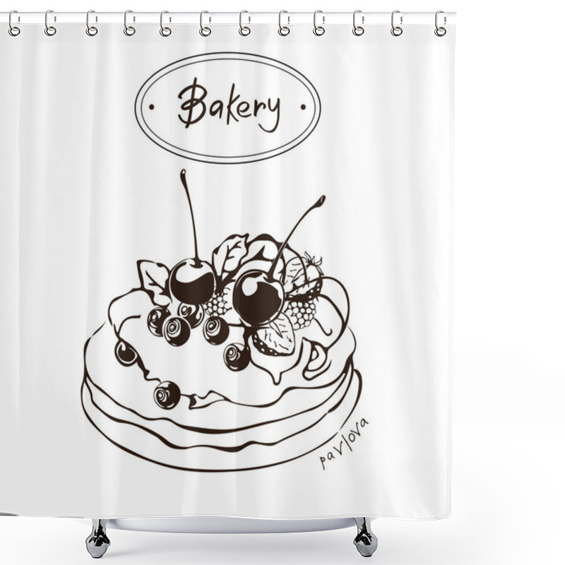 Personality  Pavlova Graphic Illustration Shower Curtains