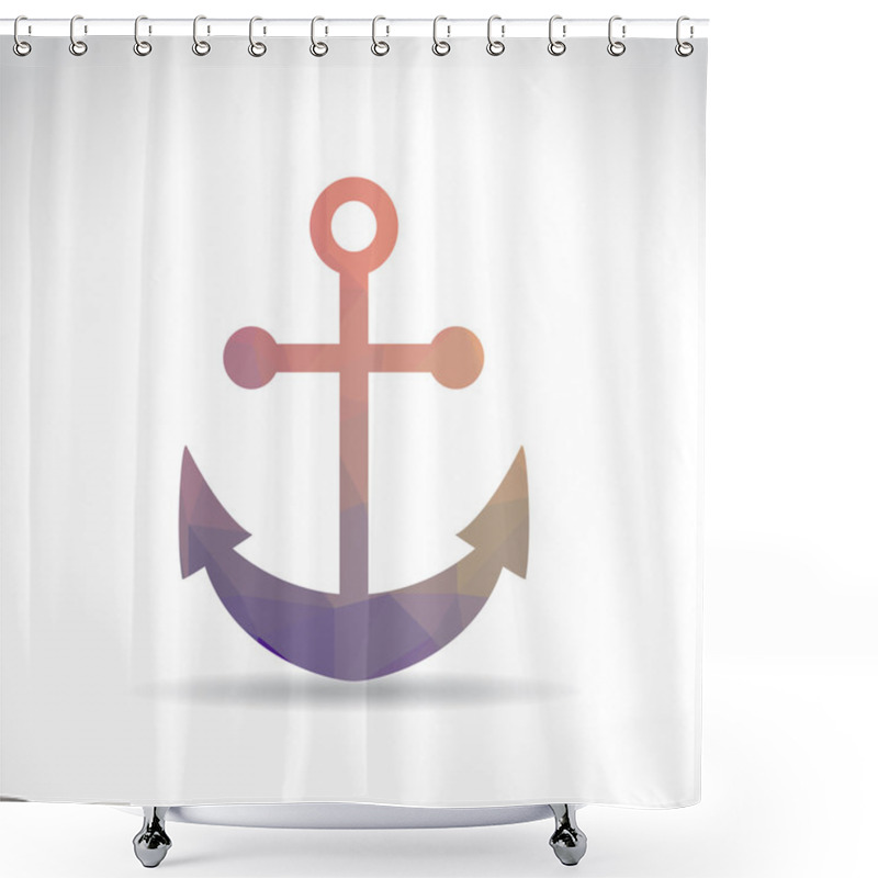 Personality  Anchor Shower Curtains