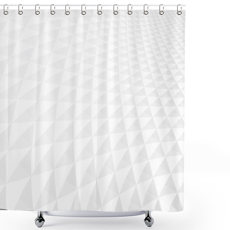 Personality  White Texture. Abstract Background. Shower Curtains