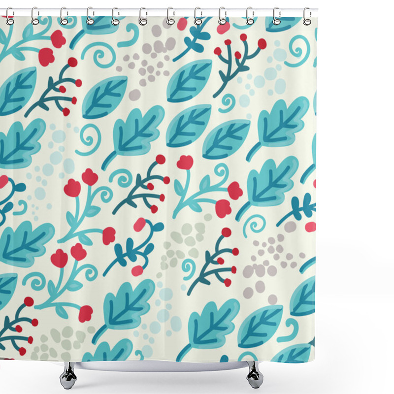 Personality  Floral Seamless Texture Shower Curtains