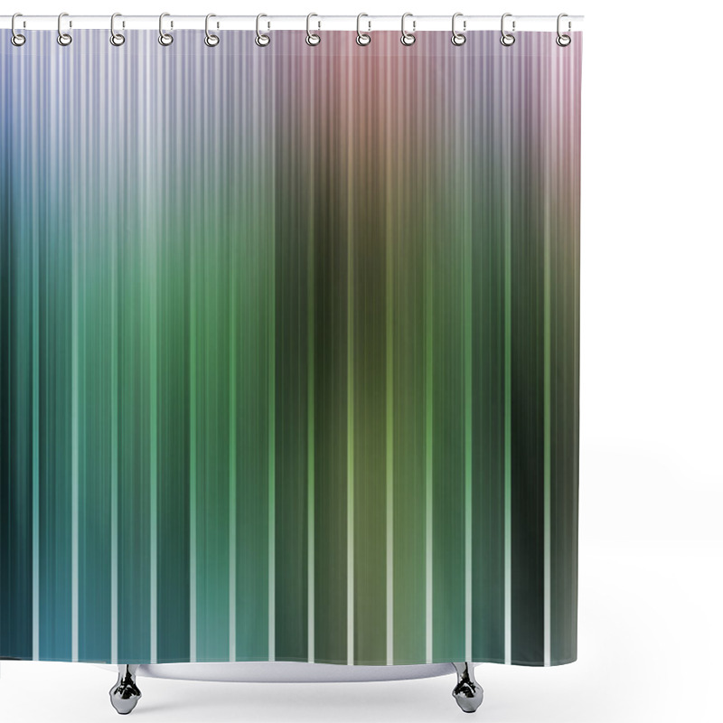 Personality  Tech Energy Spectrum Shower Curtains