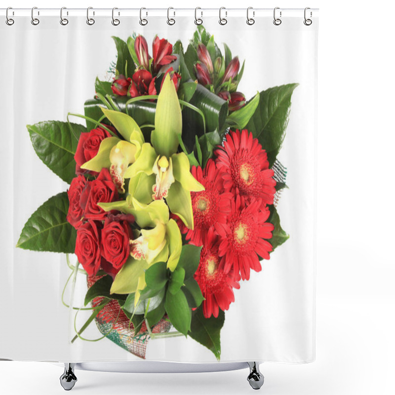 Personality  Bouquet Of Flowers Shower Curtains