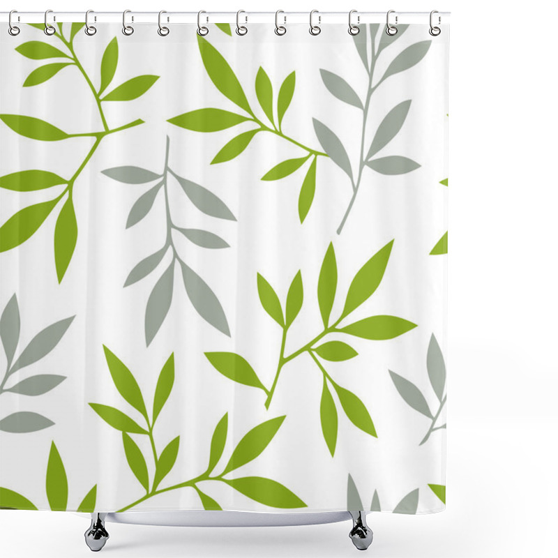 Personality  Leaf Pattern Shower Curtains