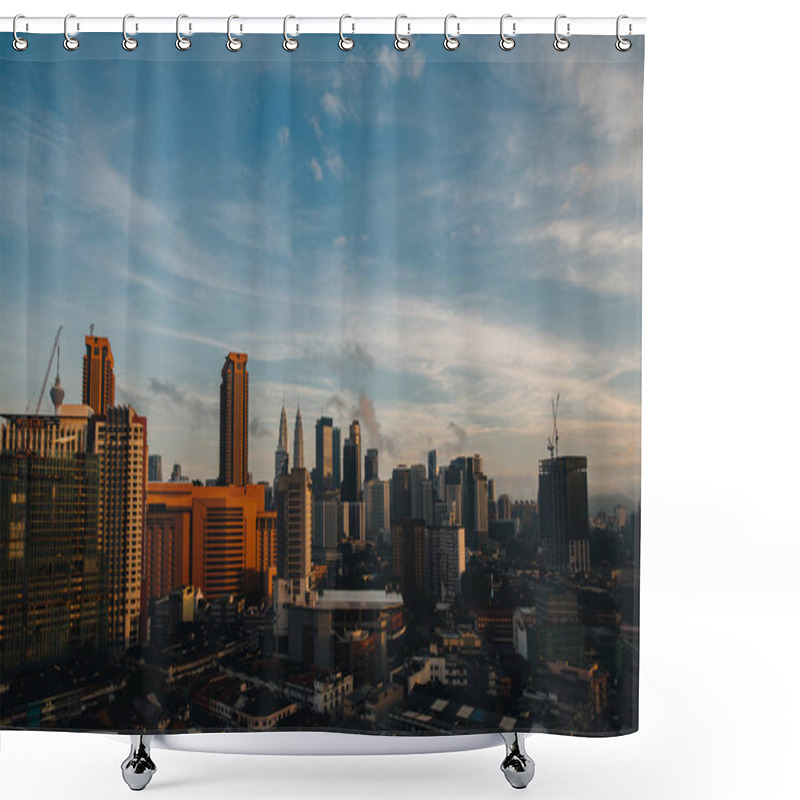 Personality  Kuala Lumpur Shower Curtains