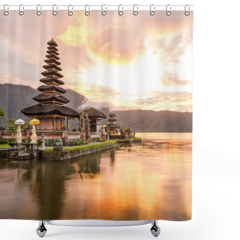 Personality  Pura Ulun Danu Bratan At Bali, Indonesia Shower Curtains