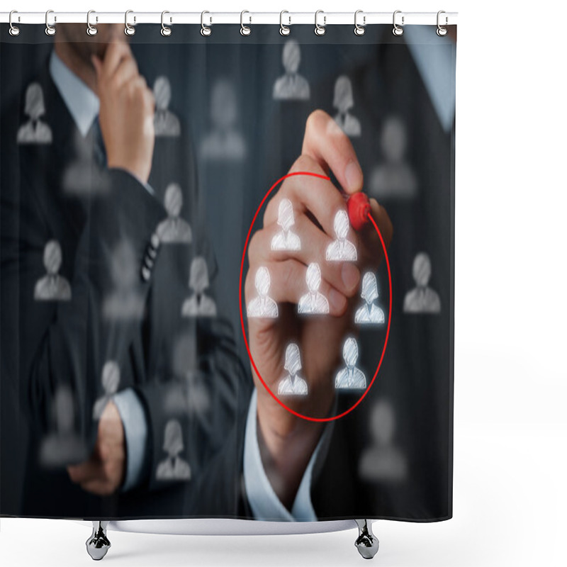 Personality  Customer Relationship Management Shower Curtains