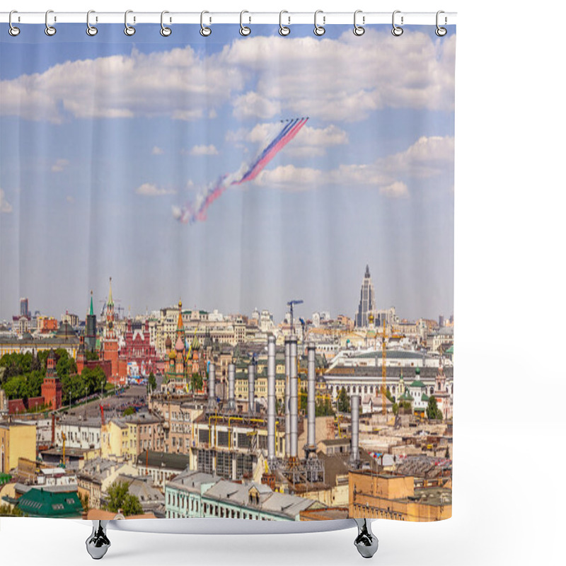 Personality  Moscow Victory Day Parade Shower Curtains