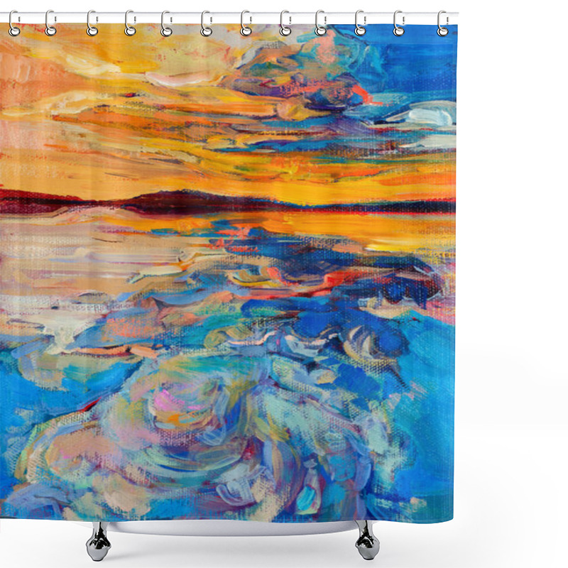 Personality  Sunset Shower Curtains