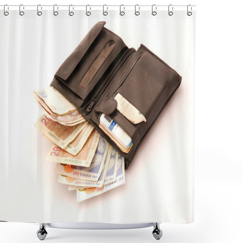 Personality  Full Wallet Shower Curtains