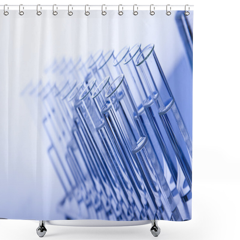 Personality  Test Tubes Shower Curtains