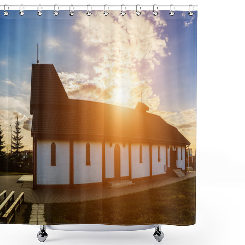 Personality  Church In Bialystok Shower Curtains