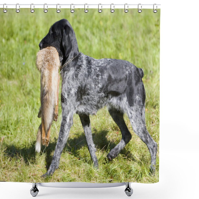 Personality  Hunting Dog Shower Curtains