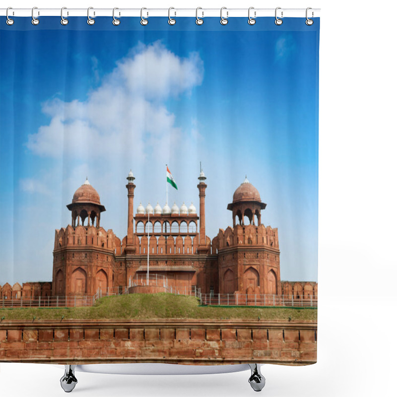 Personality  The Red Fort Delhi Shower Curtains