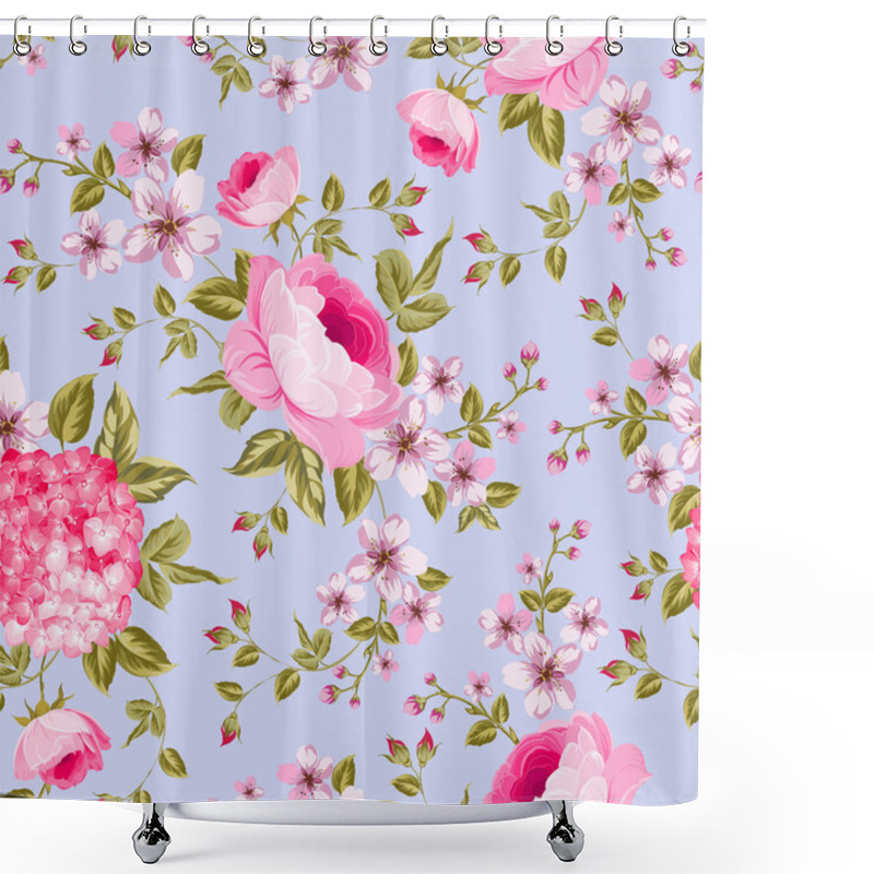 Personality  Luxurious Peony Wallapaper. Shower Curtains