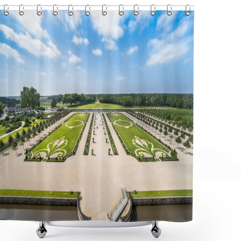 Personality  Famous Medieval Castle Chateau De Chambord, France Shower Curtains