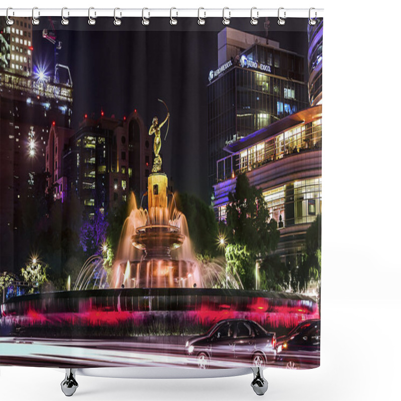 Personality  Fountain Of Diana The Huntress, Mexico City Shower Curtains