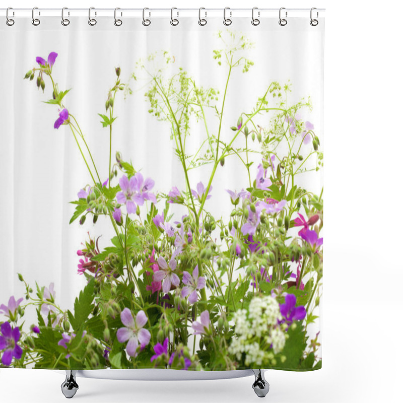 Personality  Wild Flower Bunch Shower Curtains