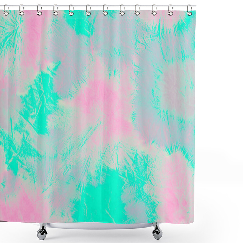 Personality  Abstract Tone. Air Pink Abstract. Active Illustration. Light Coloured Painting. Unclear Mint Banner. Pale Dirty. Active Turquoise Ink. Shower Curtains