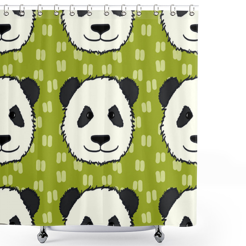 Personality  Panda Pattern. Shower Curtains