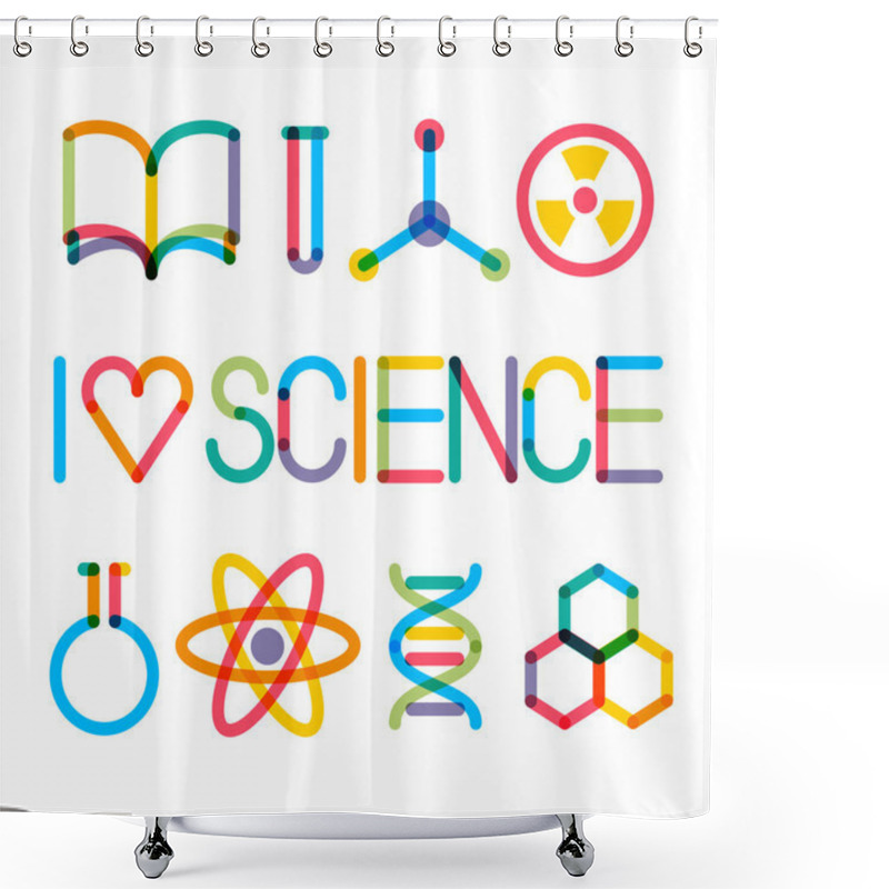 Personality  Trendy Multiply Science Icons And Phrase 