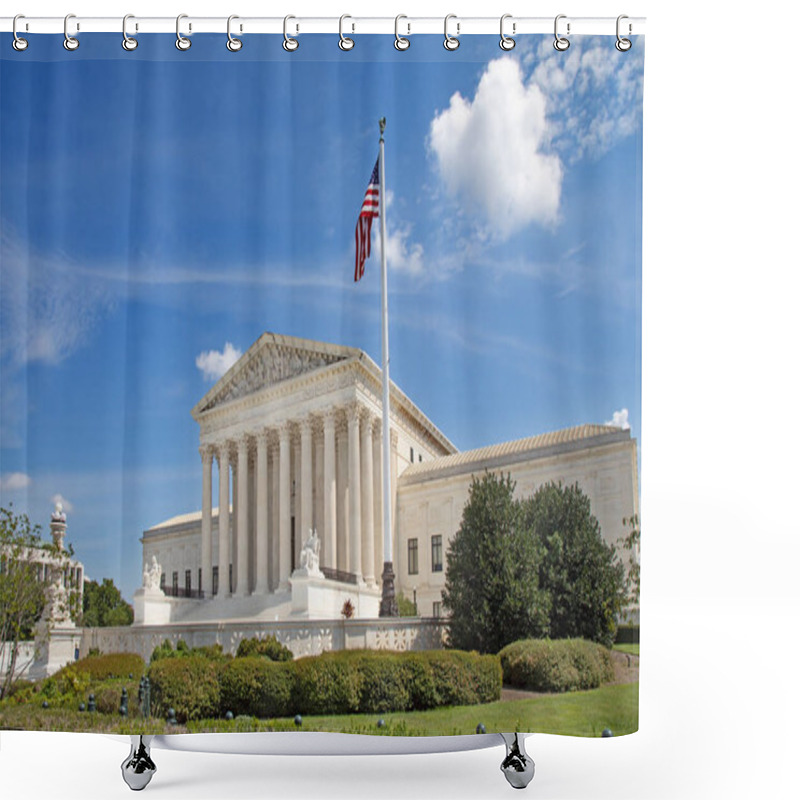 Personality  US Supreme Court Building On The Capitol Hill In Washington DC, United States Of America Shower Curtains