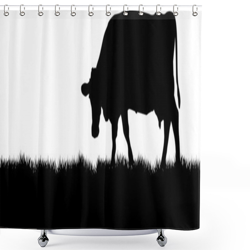 Personality  Cow Shower Curtains