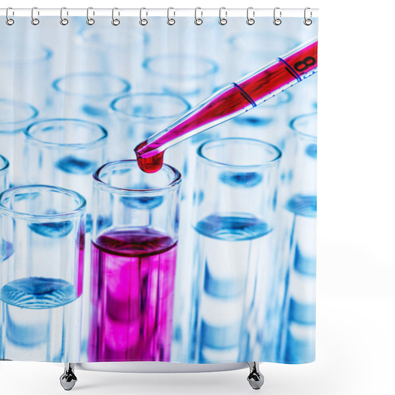 Personality  Laboratory Glassware In Laboratory In Chemistry Lab Shower Curtains