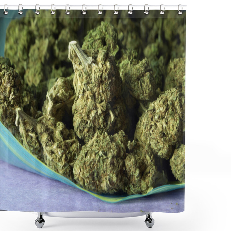 Personality  Marijuana Shower Curtains