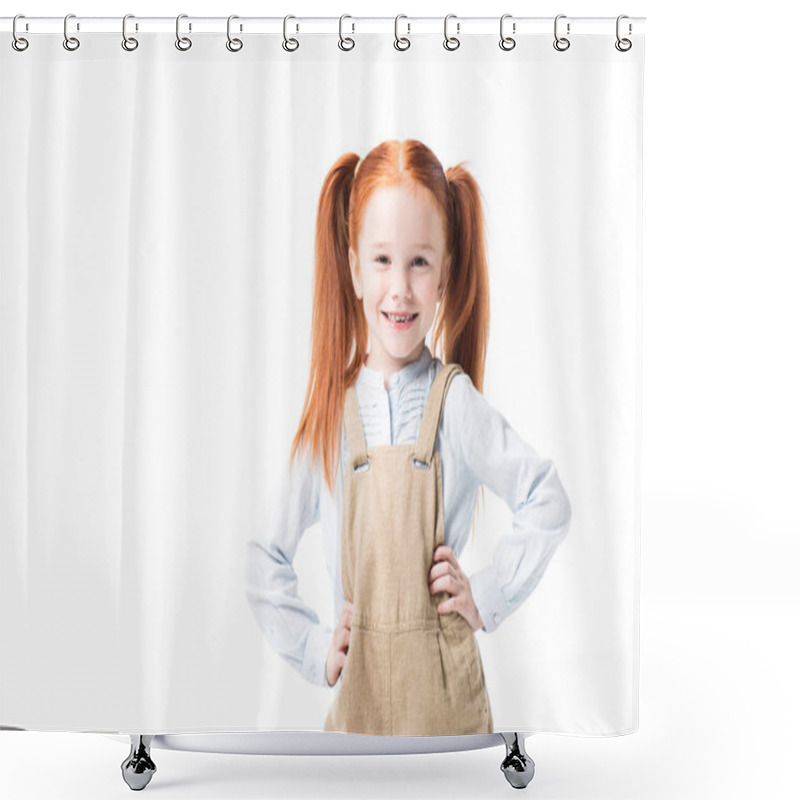 Personality  Adorable Little Girl  Shower Curtains