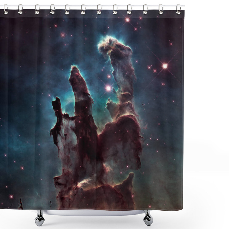 Personality  Pillars Of Creation. Eagle Nebula In The Constellation Serpens. Shower Curtains