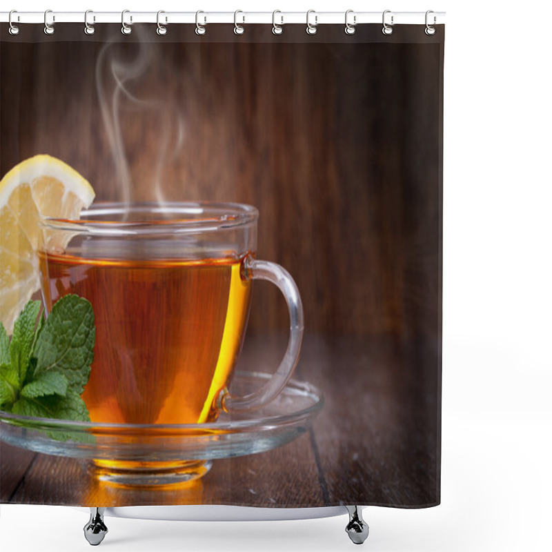 Personality  Cup Of Tea Shower Curtains