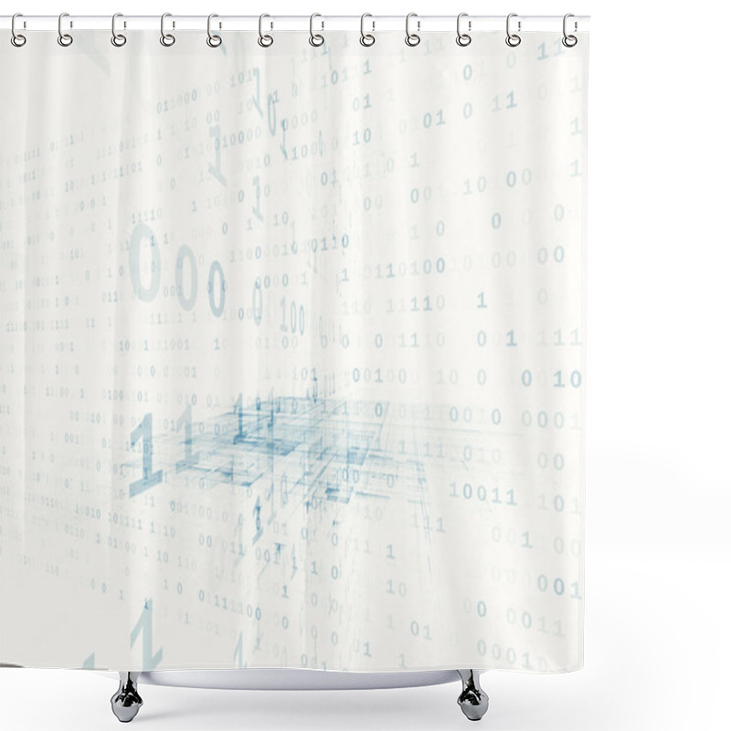 Personality  Perspectives Of Numbers Shower Curtains