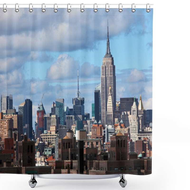 Personality  Empire State Building Shower Curtains