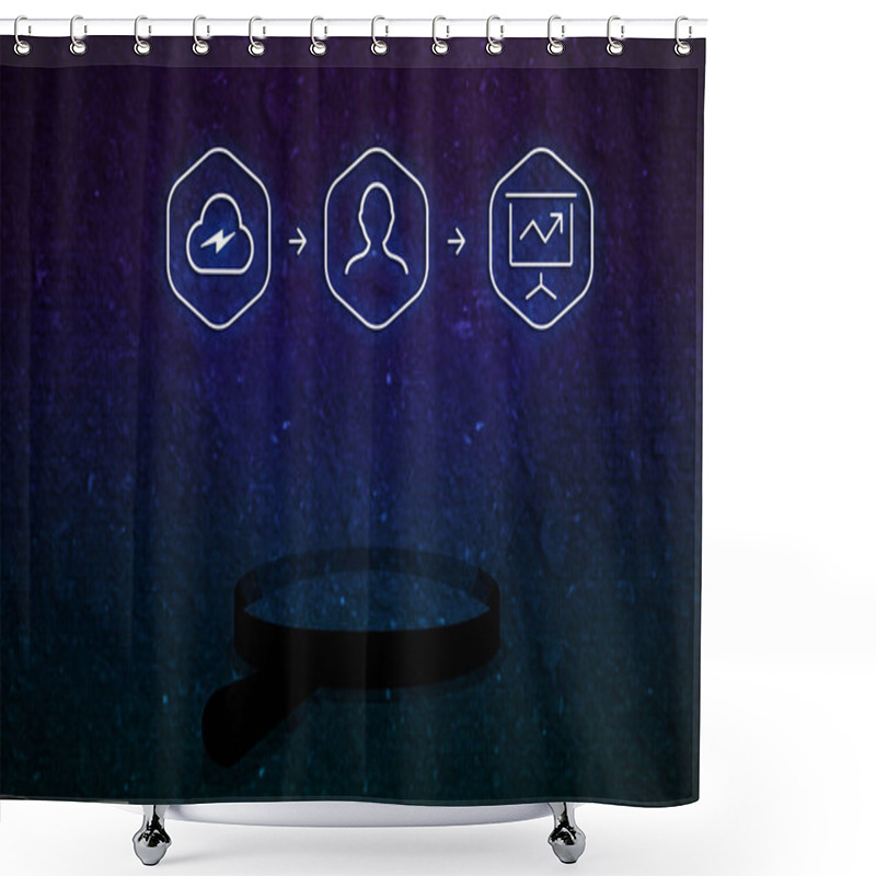 Personality  Cloud Consulting Firm Differentiates Itself From Other Firms Through Its Unique Approach, Offerings, And Value Propositions Shower Curtains