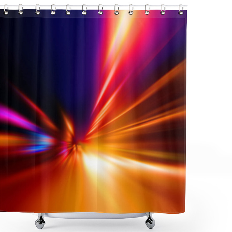 Personality  Night Road Shower Curtains