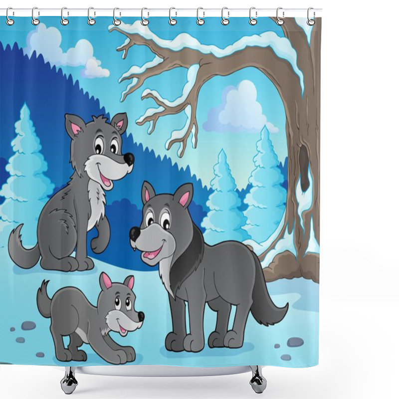 Personality  Wolves Theme Image 4 Shower Curtains