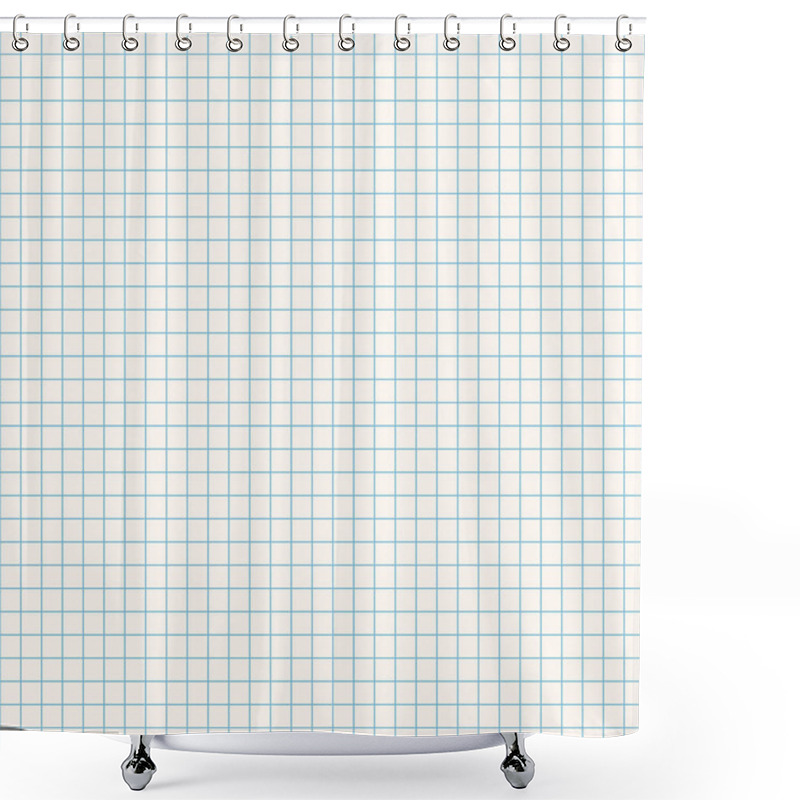 Personality  Realistic Template Notepad. Blank Cover Design. School Business Diary. Office Stationery Notebook On White Background Shower Curtains