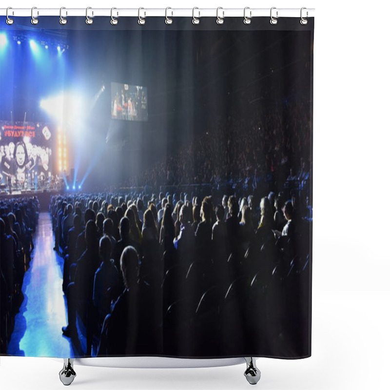 Personality  Viktor Drobysh 50th Year Birthday Concert  Shower Curtains