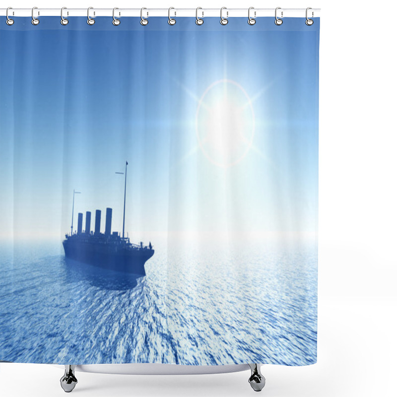 Personality  Titanic Shower Curtains