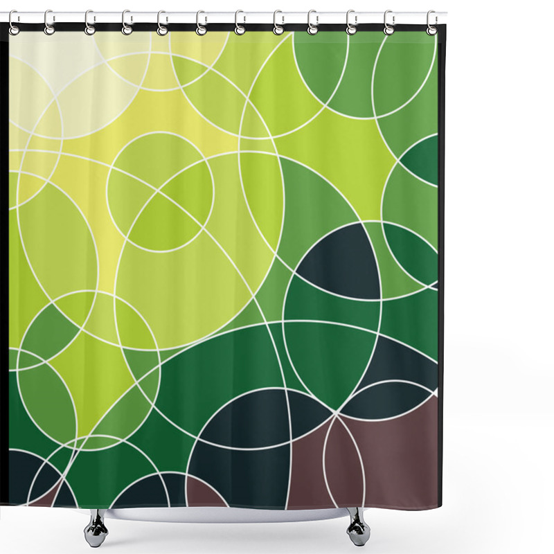 Personality  Abstract Geometric Mosaic Background Shower Curtains