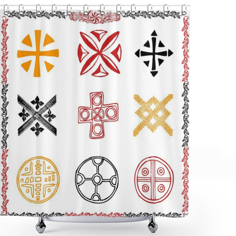 Personality  Traditional Motif Collection Shower Curtains