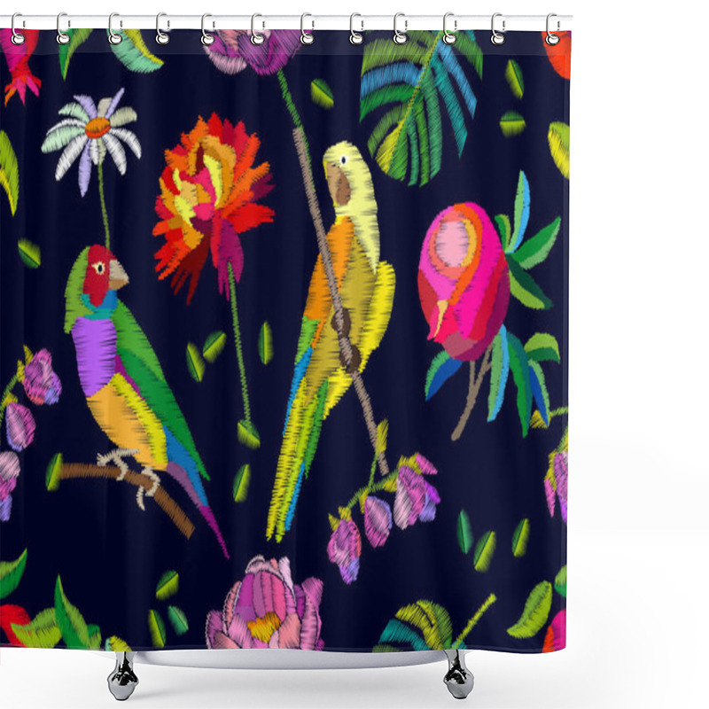 Personality  Fruit Tropical Garden.  Shower Curtains