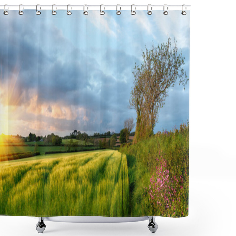 Personality  Cornish Countryside Shower Curtains