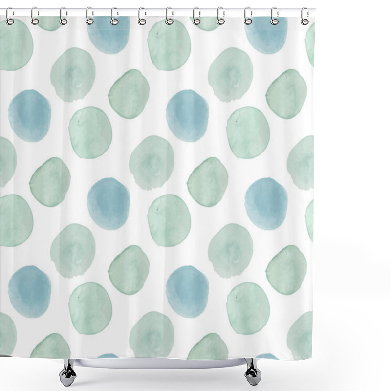 Personality  Pattern With Polka Dots Shower Curtains