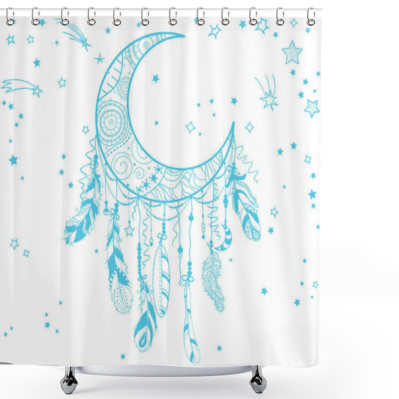 Personality  Illustration. Art Creation Shower Curtains