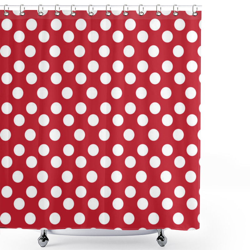 Personality  Dot Pattern Background Shower Curtains