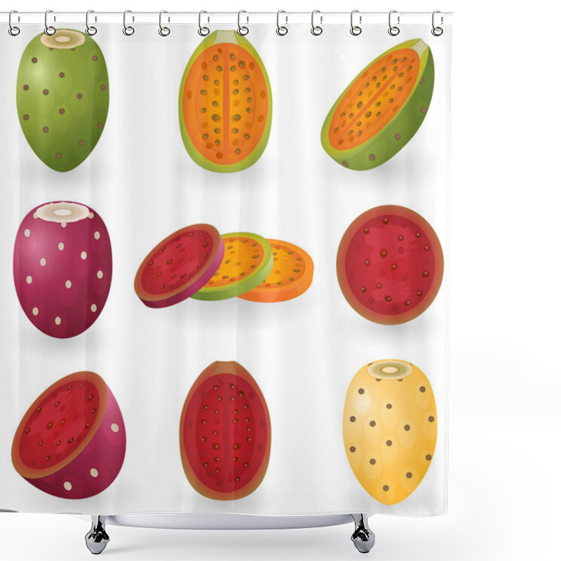 Personality  Prickly Pear Shower Curtains